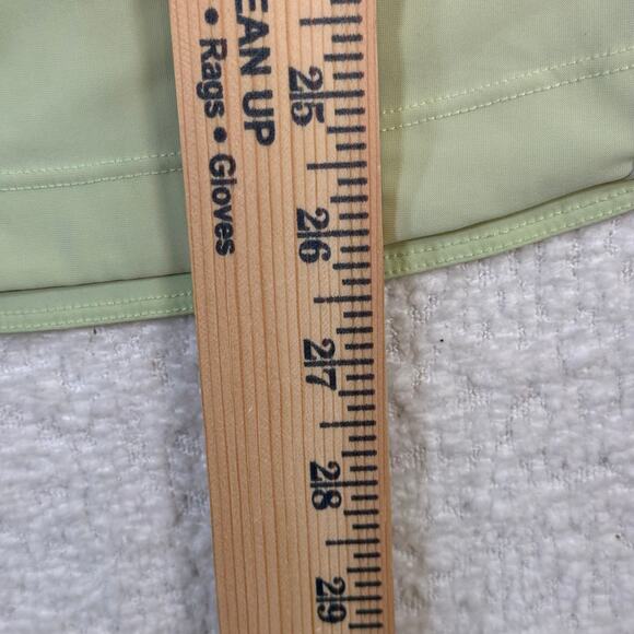 ATHLETA womens Pacifica II Tee Rashguard Top light yellow/green size med - Picture 5 of 9